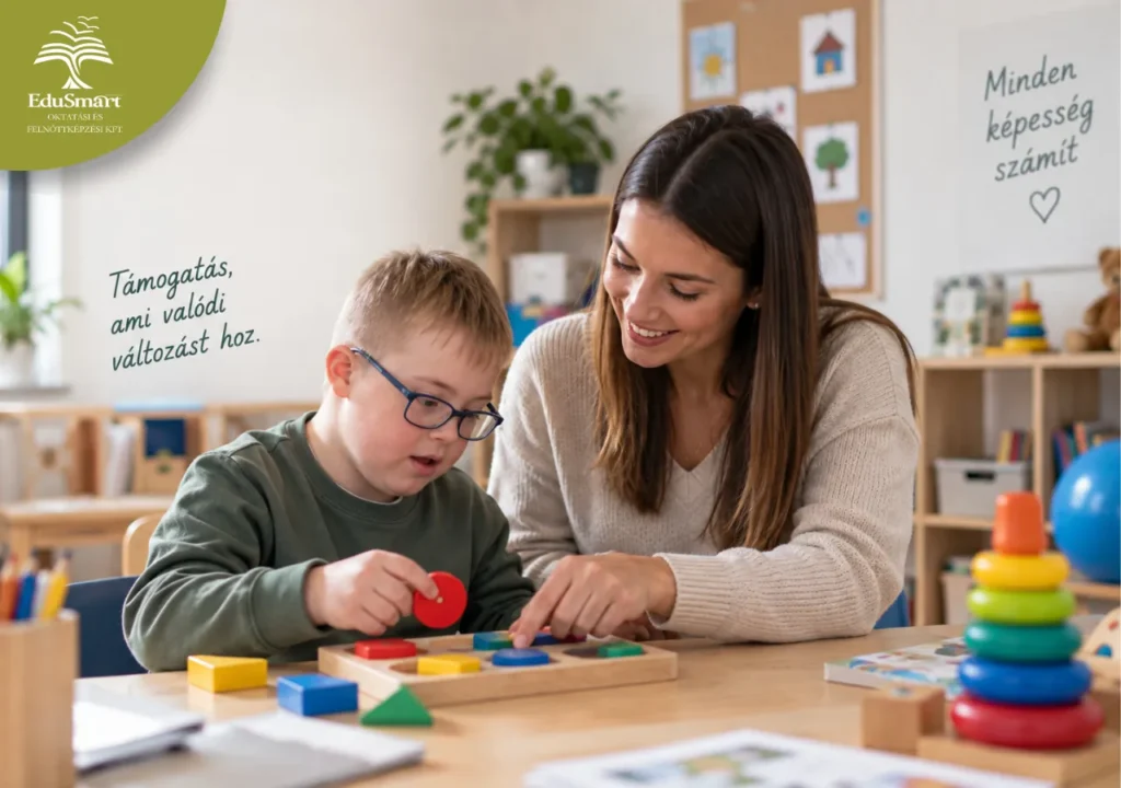 Pedagógiai munkatárs – Gyógypedagógiai asszisztens felnőttképzés – céges képzés az EduSmarttól