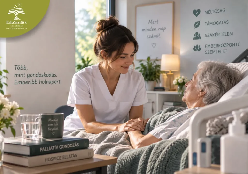 Hospice szakápoló, palliatív gondozó képzés – céges képzés az EduSmarttól
