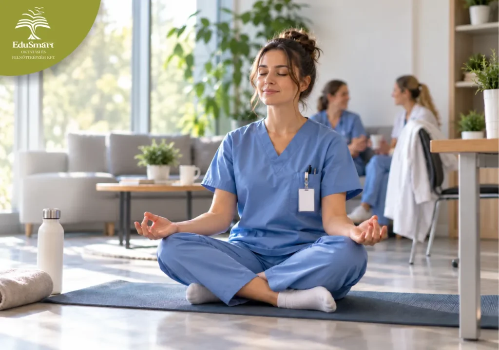 A mindfulness lehetőségei az egészségügyben, különös tekintettel az egészségügyi szakdolgozók munkahelyi stresszoldására – céges képzés az EduSmarttól