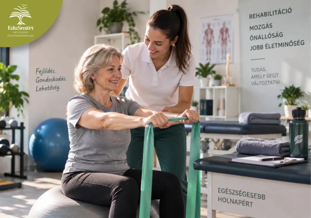Rehabilitációs tevékenység terapeuta képzés – céges képzés az EduSmarttól